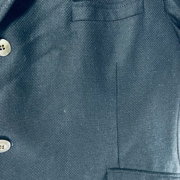 Kroon Ritchie Blazer 48R Blue Hybrid Jacket Wool Cashmere 3 Button Full Zip - Picture 16 of 16